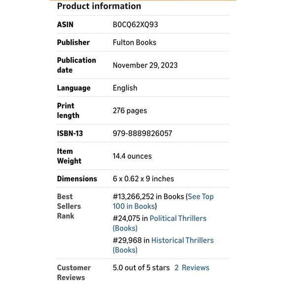 A Age of Treason By Walter Schmidt 276 Page Political History Thriller s4 - Picture 5 of 5